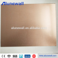 Hecho en china 4mm 3mm 5mm 6mm 8mm paneles de pared compuestos de cobre decorativos